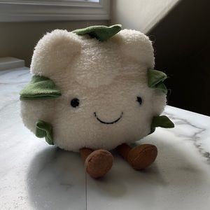 Jellycat cauliflower stuffed NWT